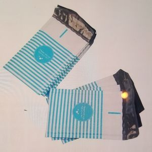 Lot 80pcs envelope packing bags color white-blue